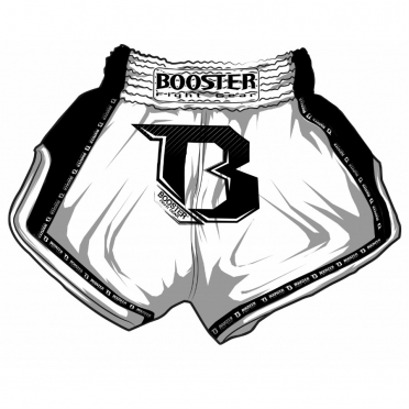 Booster TBT Pro thaiboksbroek wit